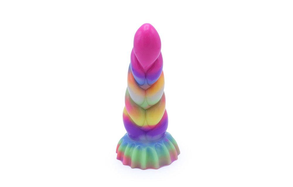 Dildo Monstar Fantasy Swirl Glow In Dark