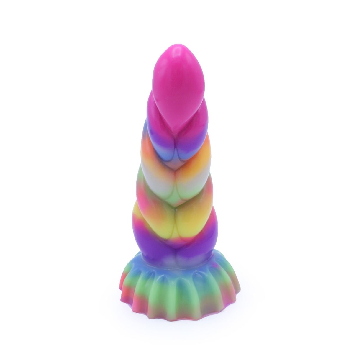 Monstar Fantasy Swirl Glow Dildo 17 cm – Glow in the Dark