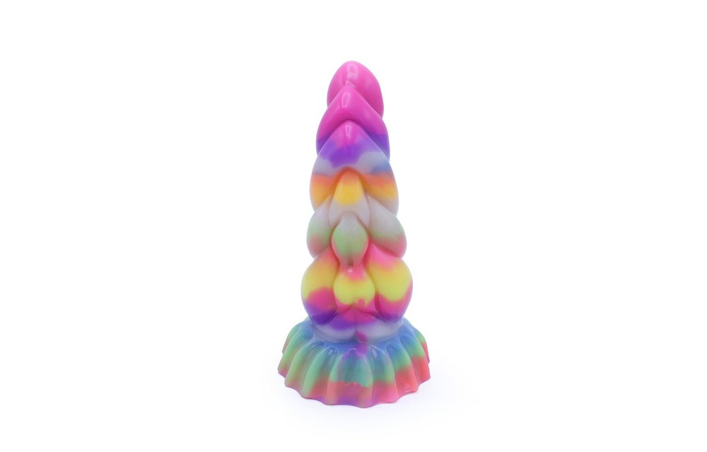 Monstar Fantasy Swirl Glow Dildo 17 cm – Glow in the Dark