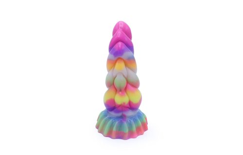 Monstar Fantasy Swirl Glow Dildo 17 cm – Glow in the Dark