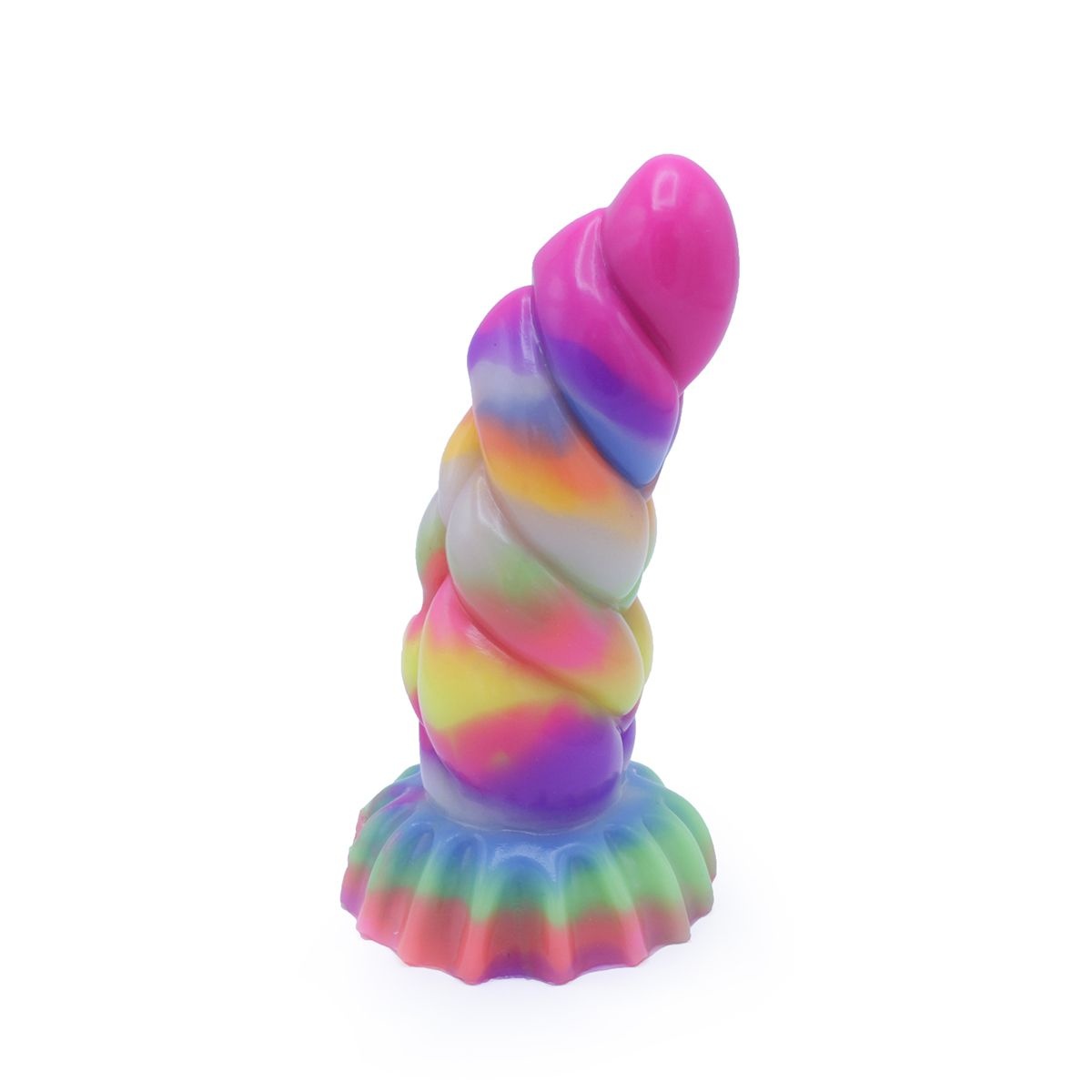 Monstar Fantasy Swirl Glow Dildo 17 cm – Glow in the Dark