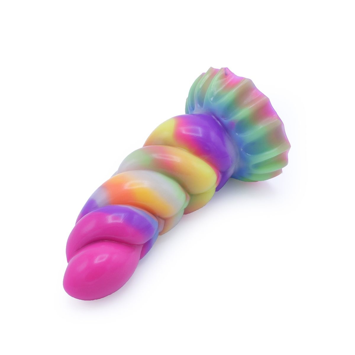 Monstar Fantasy Swirl Glow Dildo 17 cm – Glow in the Dark