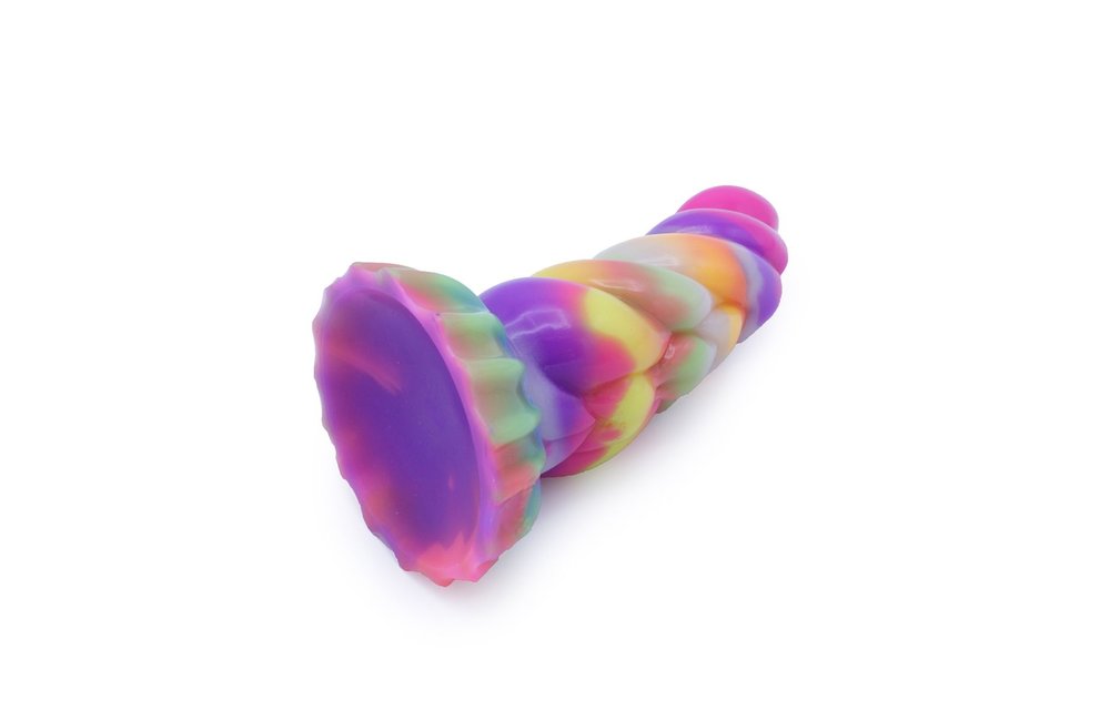 Monstar Fantasy Swirl Glow Dildo 17 cm – Glow in the Dark