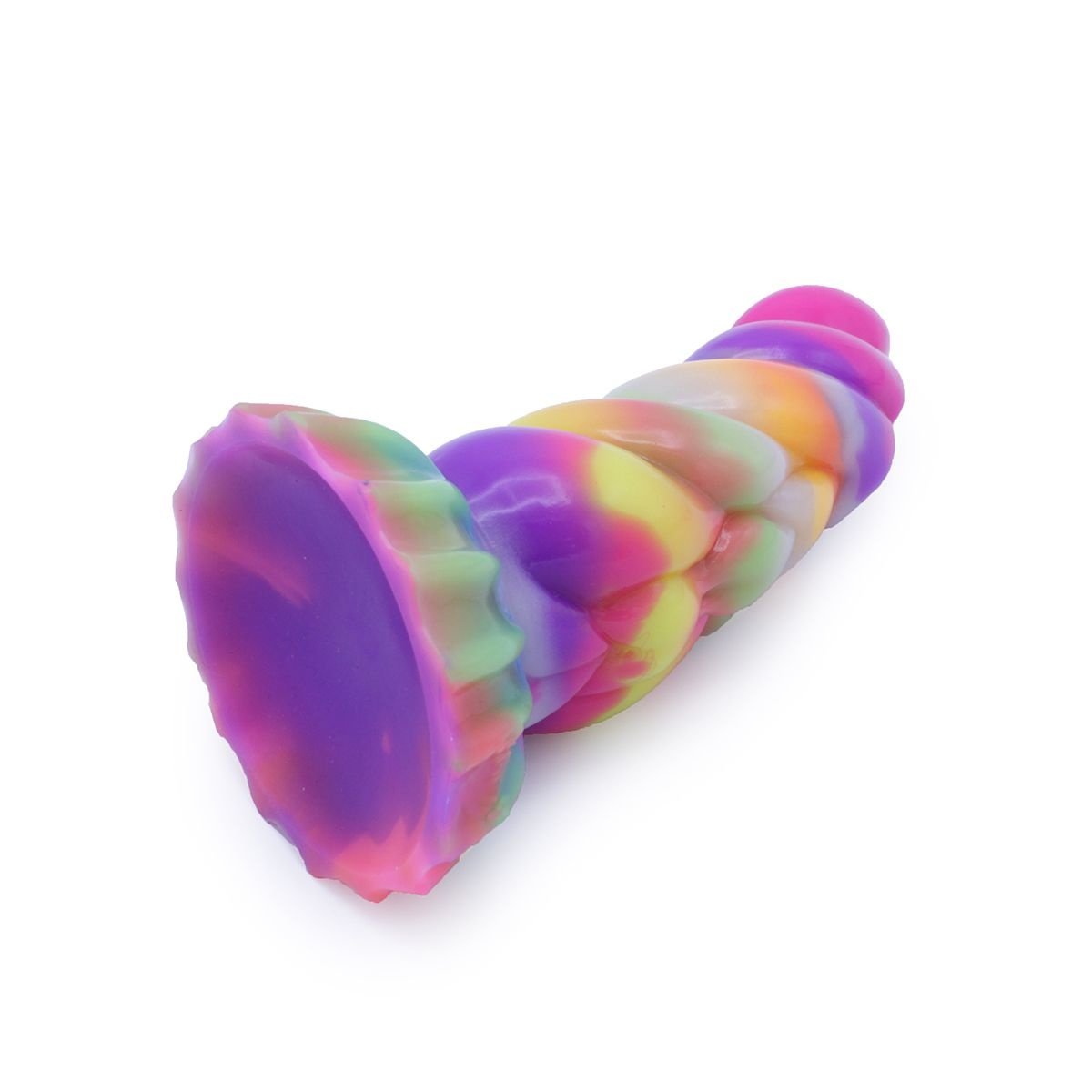 Dildo Monstar Fantasy Swirl Glow In Dark