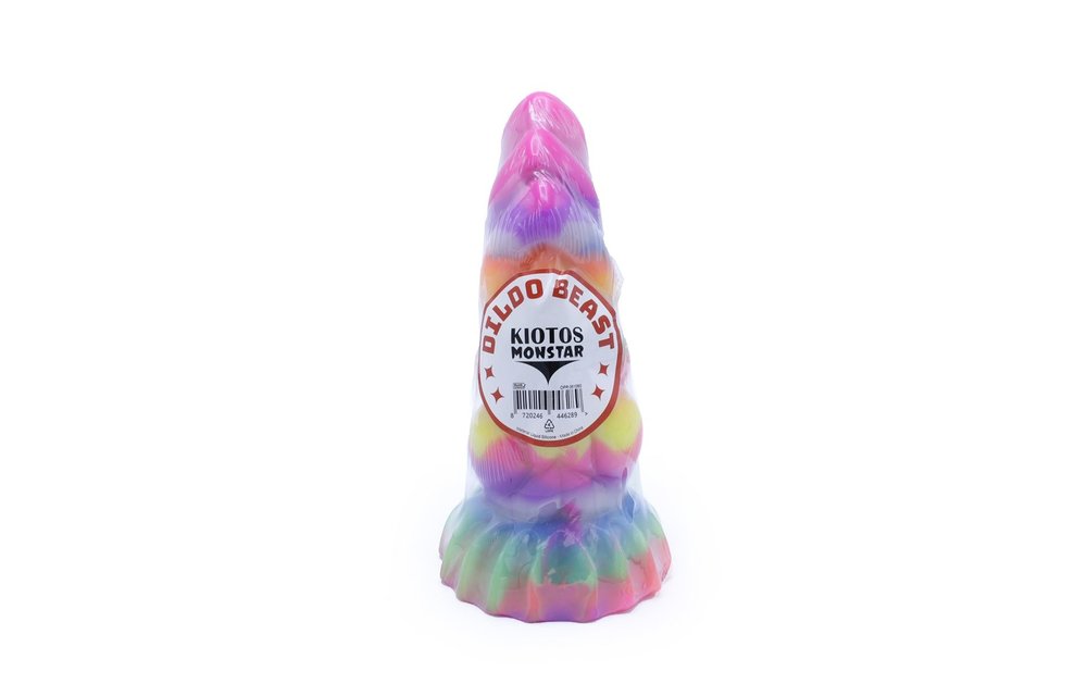 Dildo Monstar Fantasy Swirl Glow 17 cm – Glow in the Dark