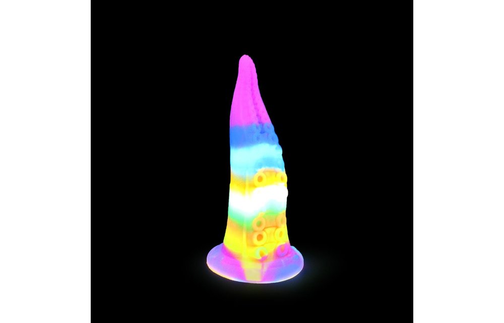 Dildo Monstar Fantasy Tongue Glow 22 cm – Glow in the Dark