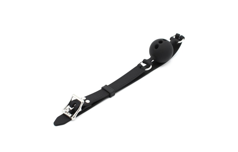 Silicone Ball Gag With Holes | Adjustable & Flexible