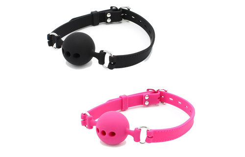 Ball Gag Met Gaten Siliconen