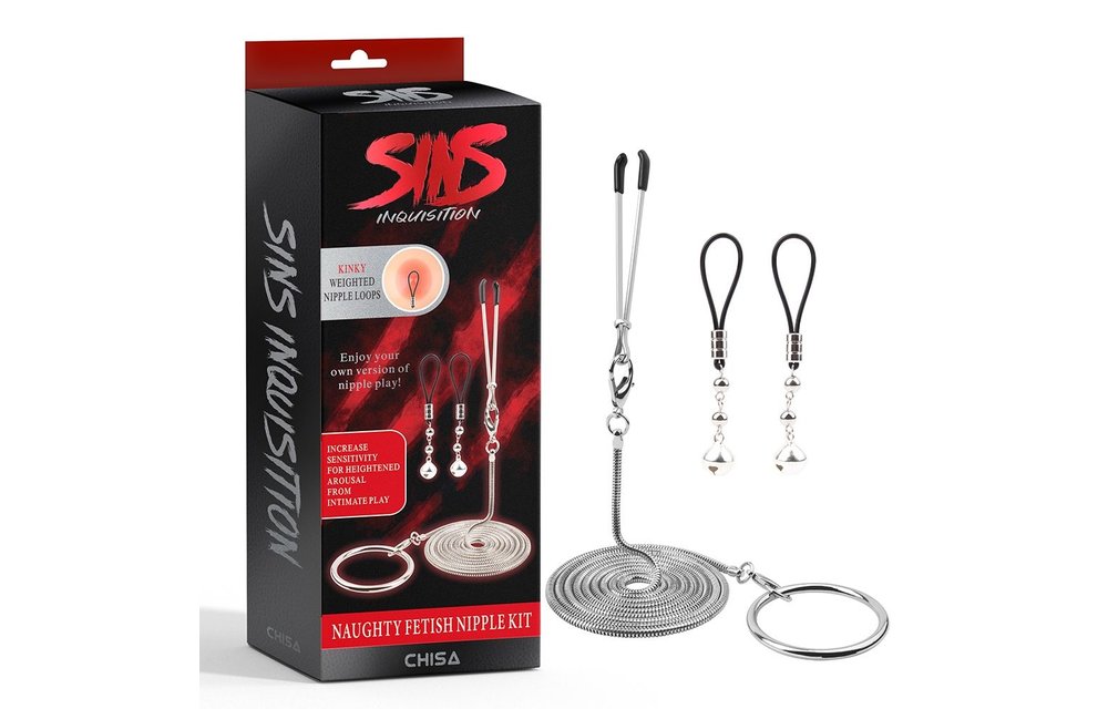 Sins Inquisition Tepelklem Kit Roestvrij Staal Fetish Set