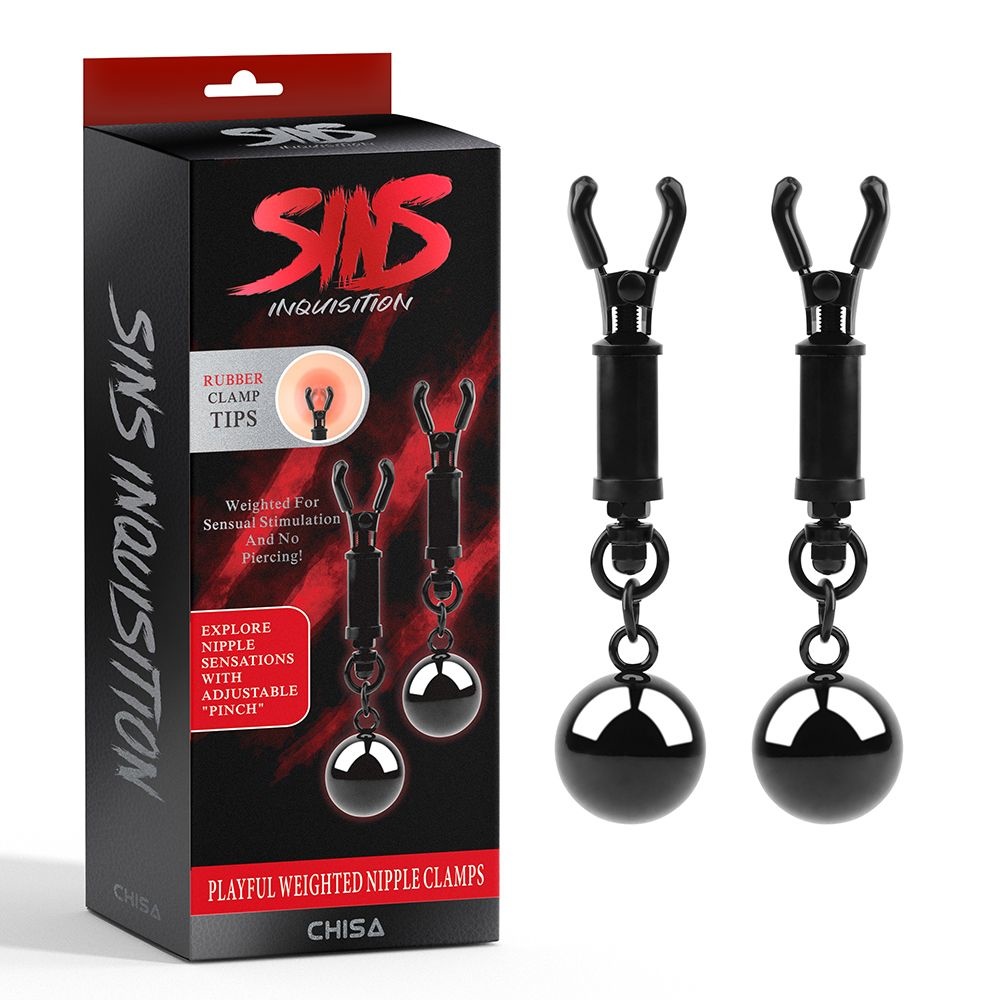 Sins Inquisition Verzwaarde Tepelklemmen – Speels & Kinky