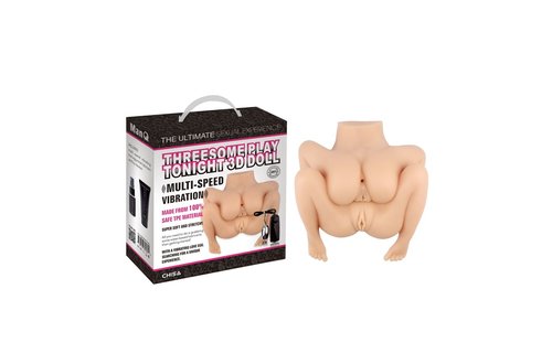 Fick mich beide Masturbator – 3D Threesome Play Doll