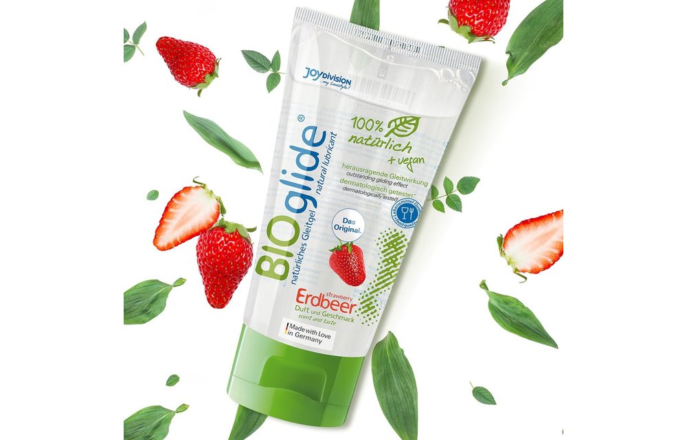 BIOglide Aardbei Glijmiddel - 80ml