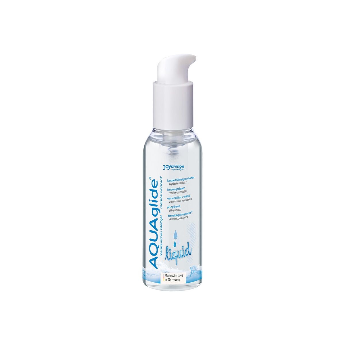 AQUAglide Liquid Lubricant 125ml - Water-based & Skin-friendly