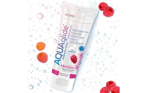 AQUAglide Raspberry Lubricant 100ml – Natural and Long-Lasting