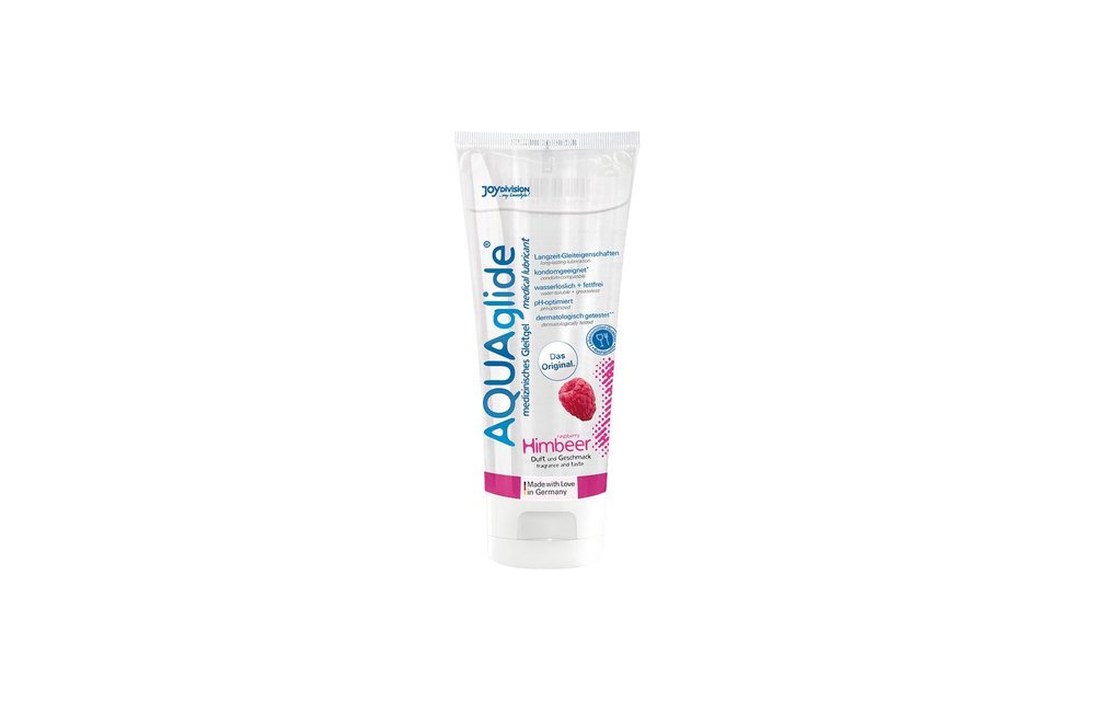 AQUAglide Raspberry Lubricant 100ml – Natural and Long-Lasting