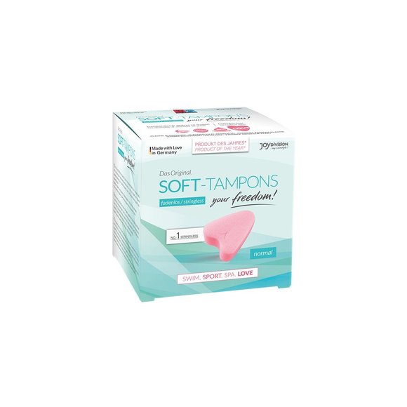Soft-Tampons Normal 3-Pack – Stringloze Vrijheid & OEKO-TEX®