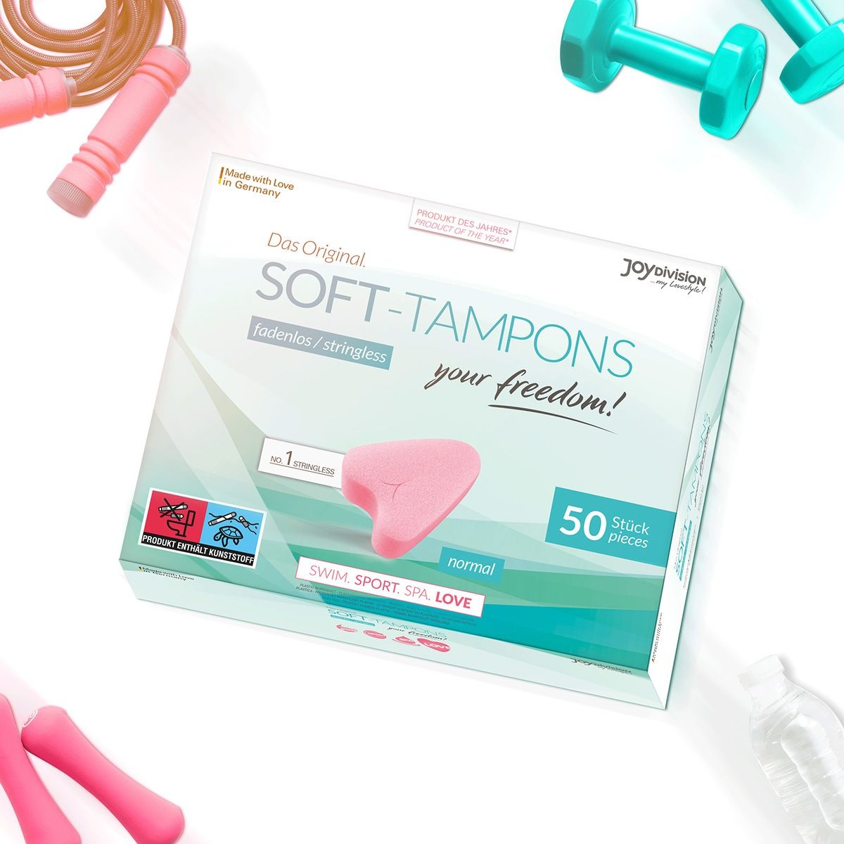 Soft-Tampons Normal 50-Pack – Ultimate thong-free freedom