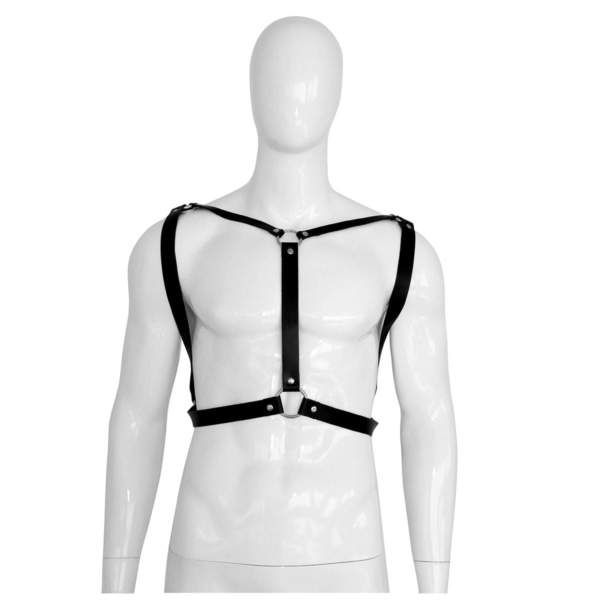 Men's Leather Harness S/M & L/XL | Durable BDSM Accessory