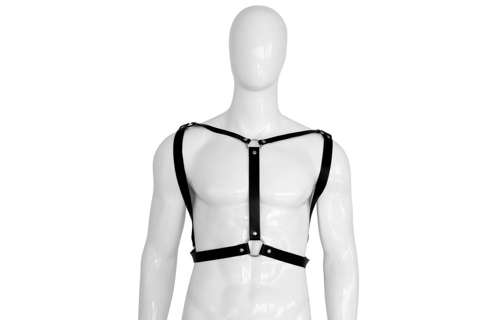 Men's Leather Harness S/M & L/XL | Durable BDSM Accessory