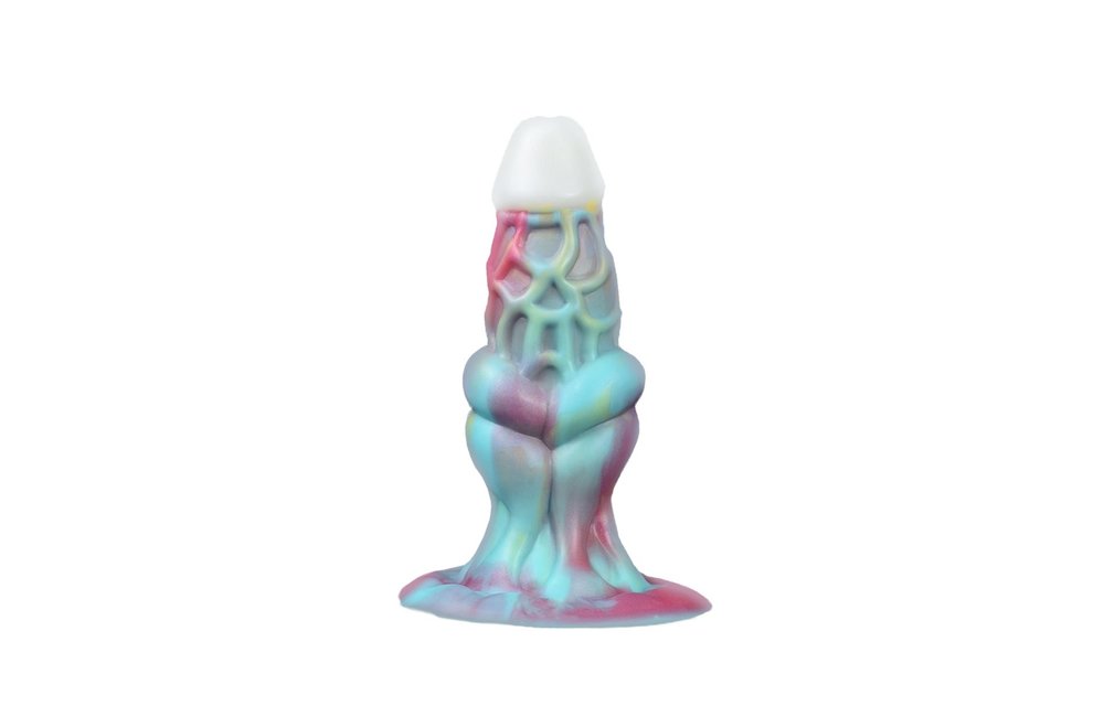 Monstar 18 cm Coloured & Glow in the Dark Silicone Dildo