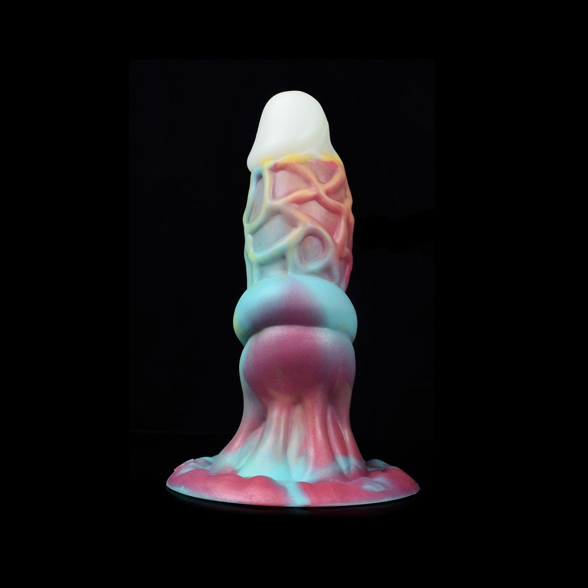 Dildo Monstar 18 cm Farbig & Glow in the Dark Silikon
