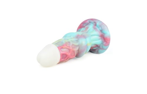 Monstar 18 cm Coloured & Glow in the Dark Silicone Dildo