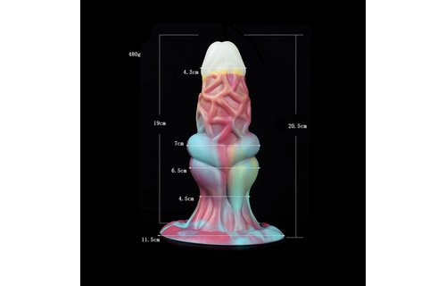 Dildo Monstar 3 Colored Glow In The Dark