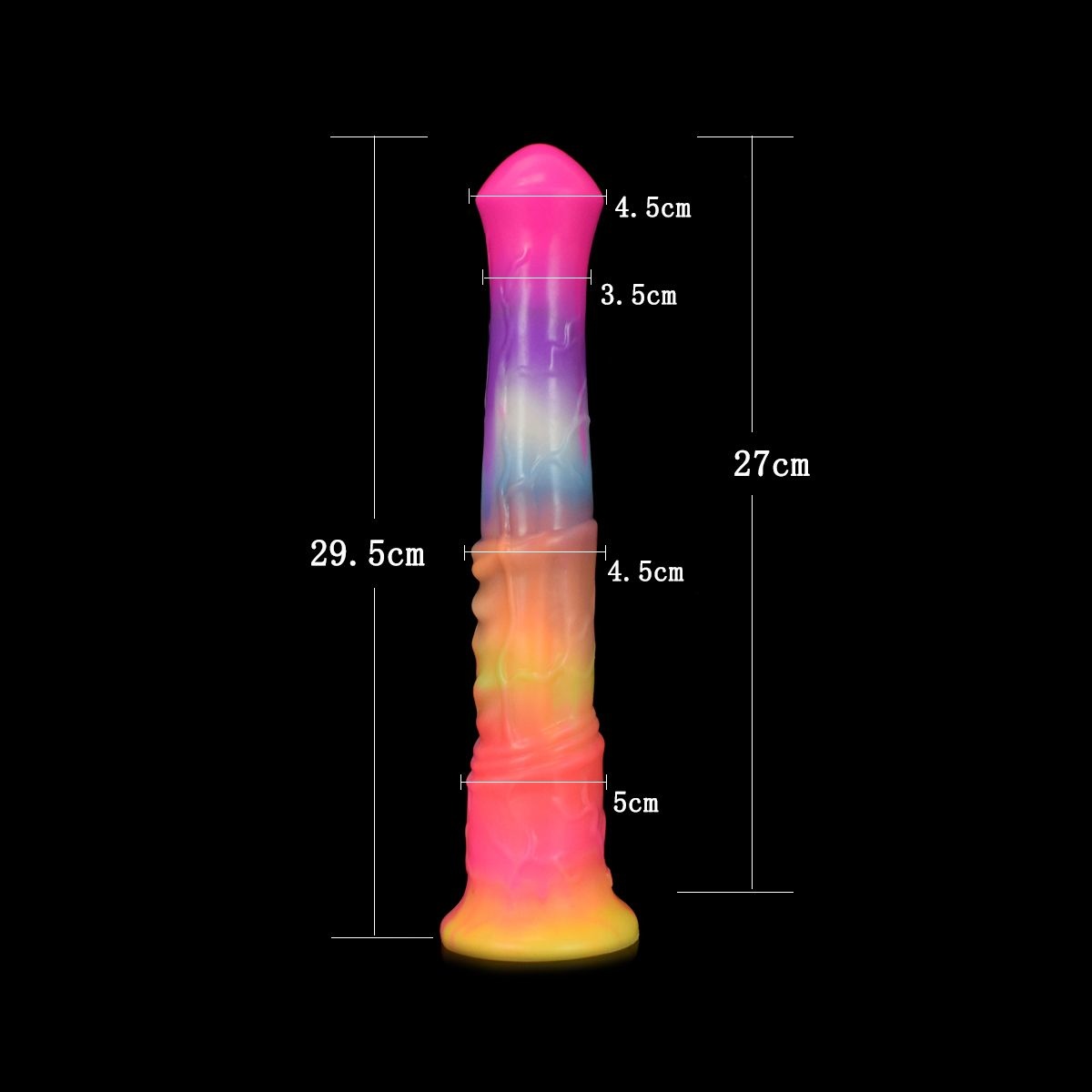 Monstar Fluorescent Dildo 29.5 cm | Glow in the Dark Sex Toy