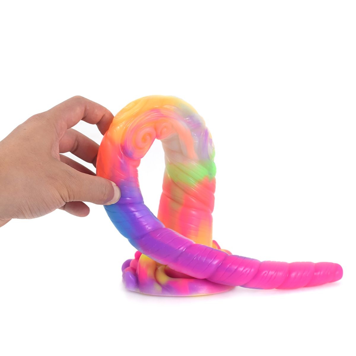 Dildo Monstar Fluorescent Snake Glow In The Dark