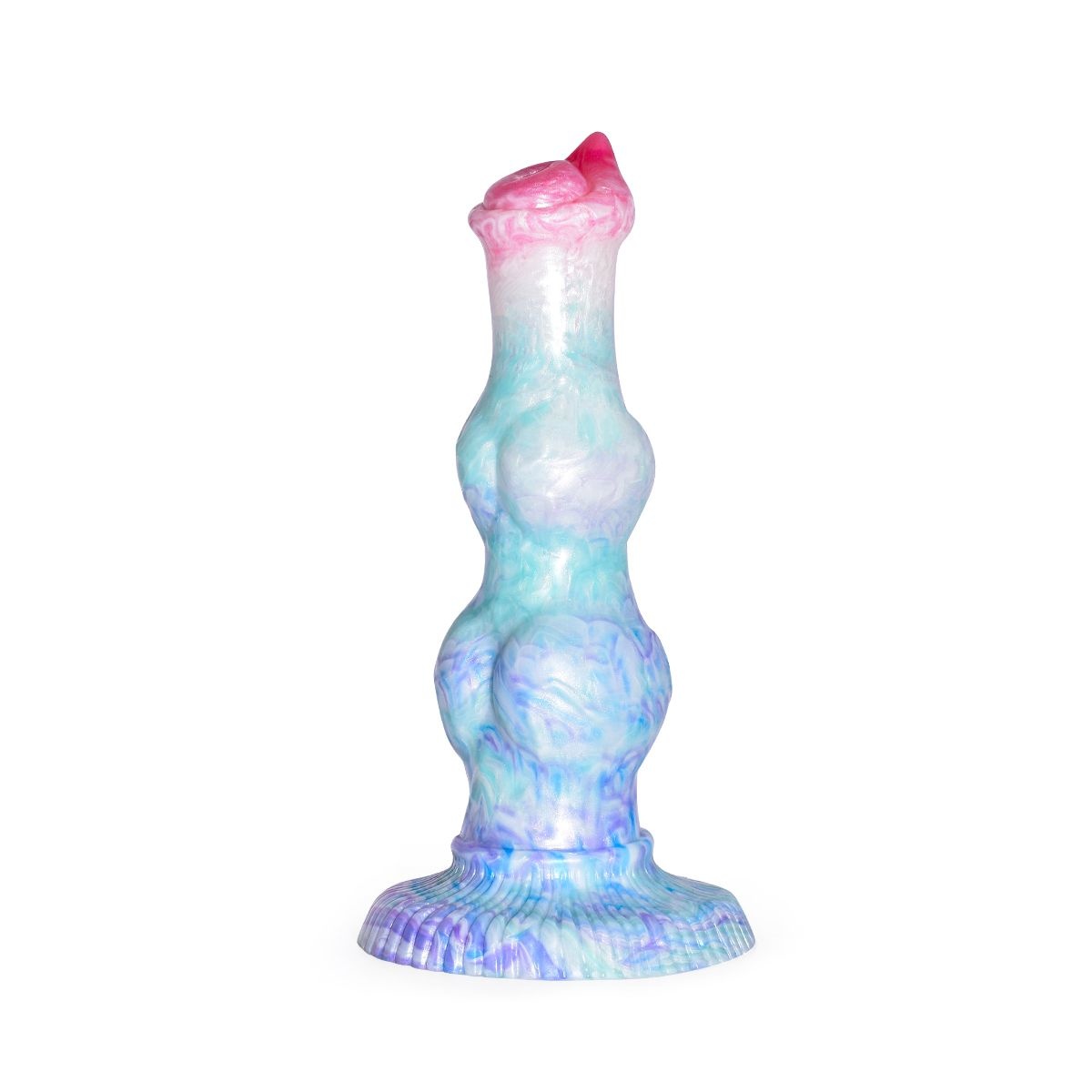 Dildo Monstar 4-farbiges Einhorn 26 cm | Kiotos Silikon
