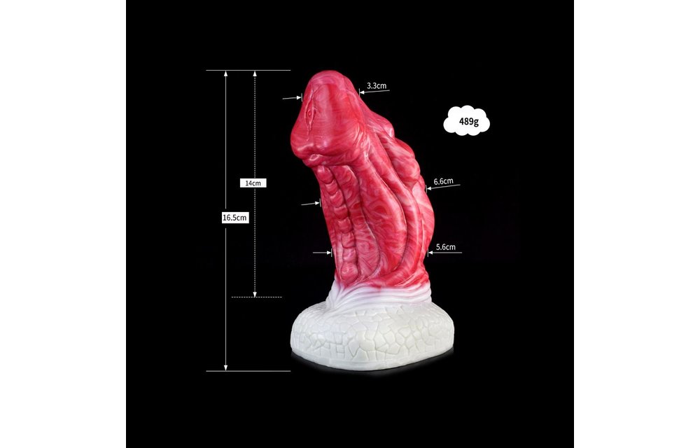 Dildo Monstar Driekleurige Draak 16,5 cm | Kiotos BEAST