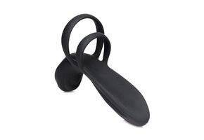 Silicone Vibrating Girth Enhancer With Remote Control