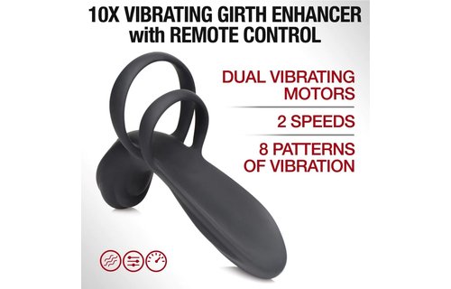 Silikon-Vibrator mit Fernbedienung zur Penisvergrößerung – Premium