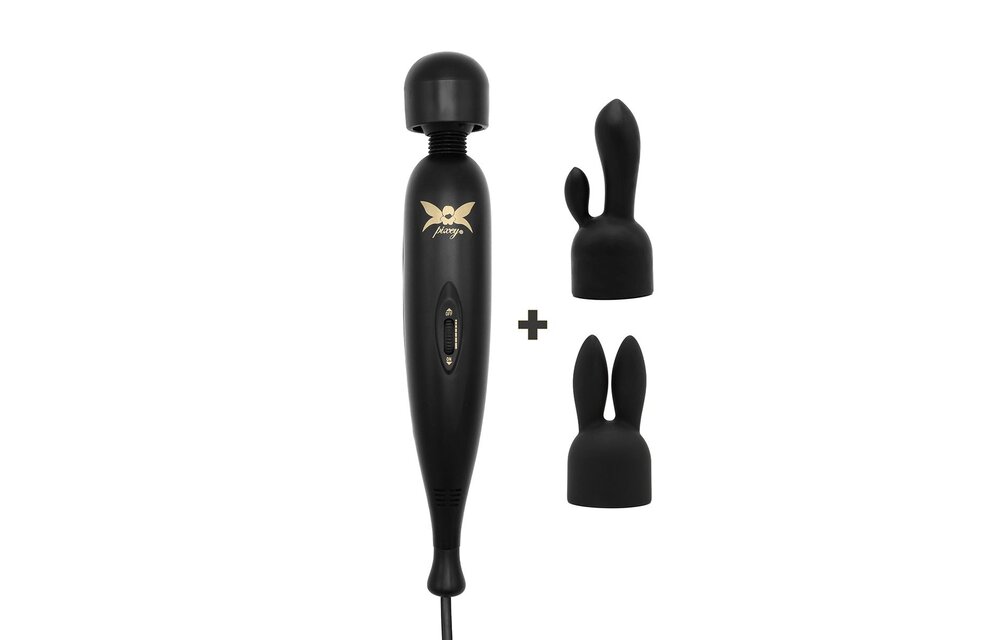 Pixey Turbo Black Edition – Most powerful vibrator with 2 attachments