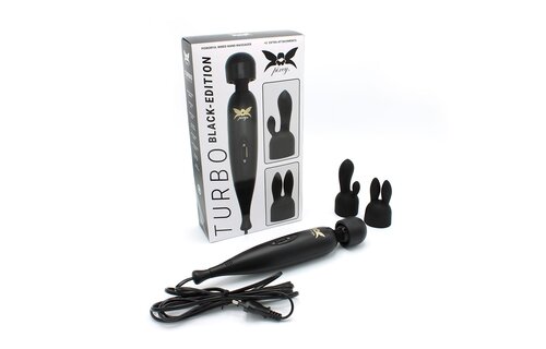 Pixey Turbo Black Edition – Most powerful vibrator with 2 attachments