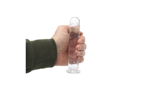 Dildo Transparant Met Zuignap 16 cm - Realistisch & TPE