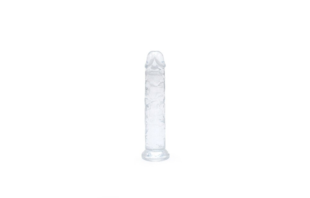 Dildo Transparant Met Zuignap 16 cm - Realistisch & TPE