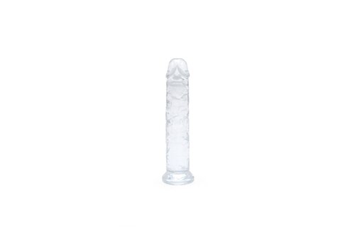 Dildo Transparant Met Zuignap 16 cm - Realistisch & TPE