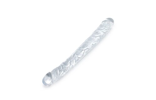 Dubbele Dildo Transparant 31.5 x 4 cm
