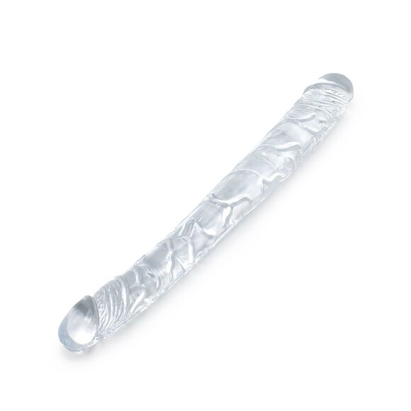 Double Dildo Transparent 31.5 x 4 cm