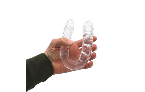 Dubbele Dildo Transparant 31.5 x 4 cm