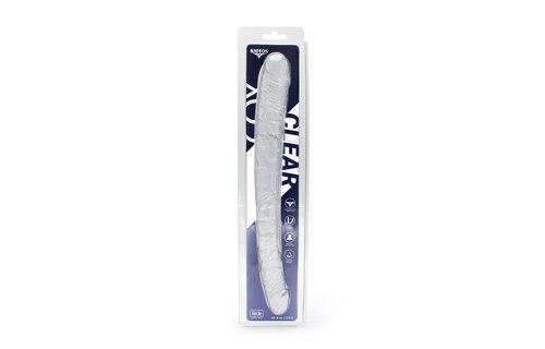 Dubbele Transparante Dildo 31,5 cm – Realistisch & Flexibel