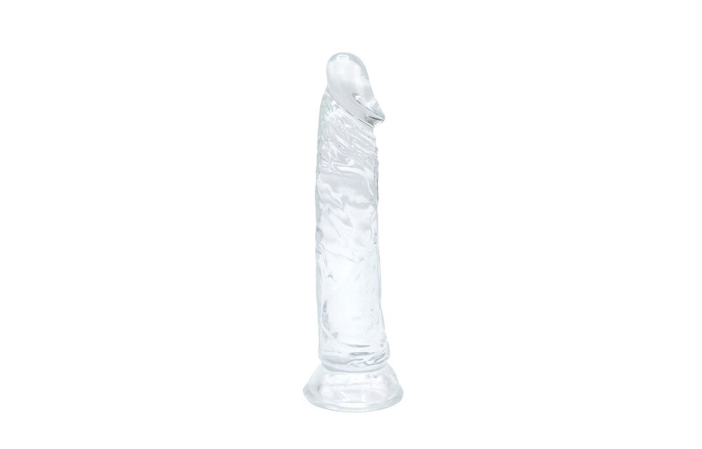 Dildo Transparant Met Zuignap 21.5 x 4 cm