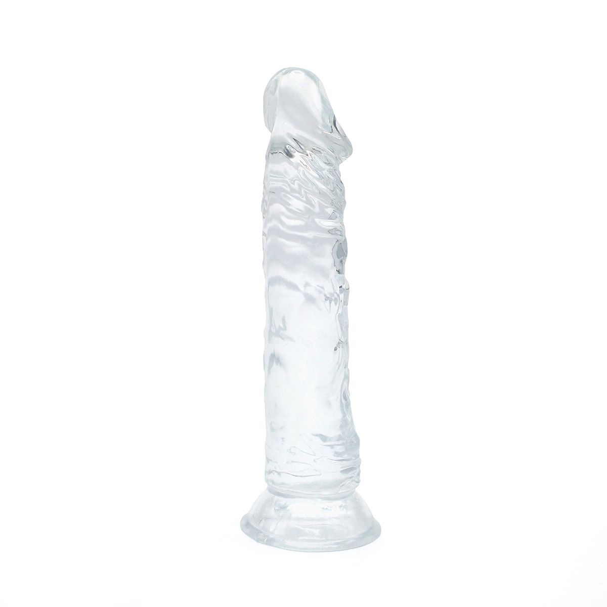Dildo Transparant Met Zuignap 21.5 x 4 cm