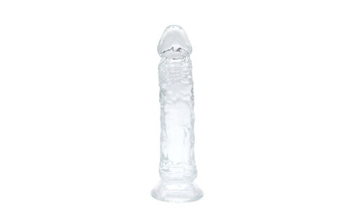 Dildo Transparant Met Zuignap 21.5 x 4 cm