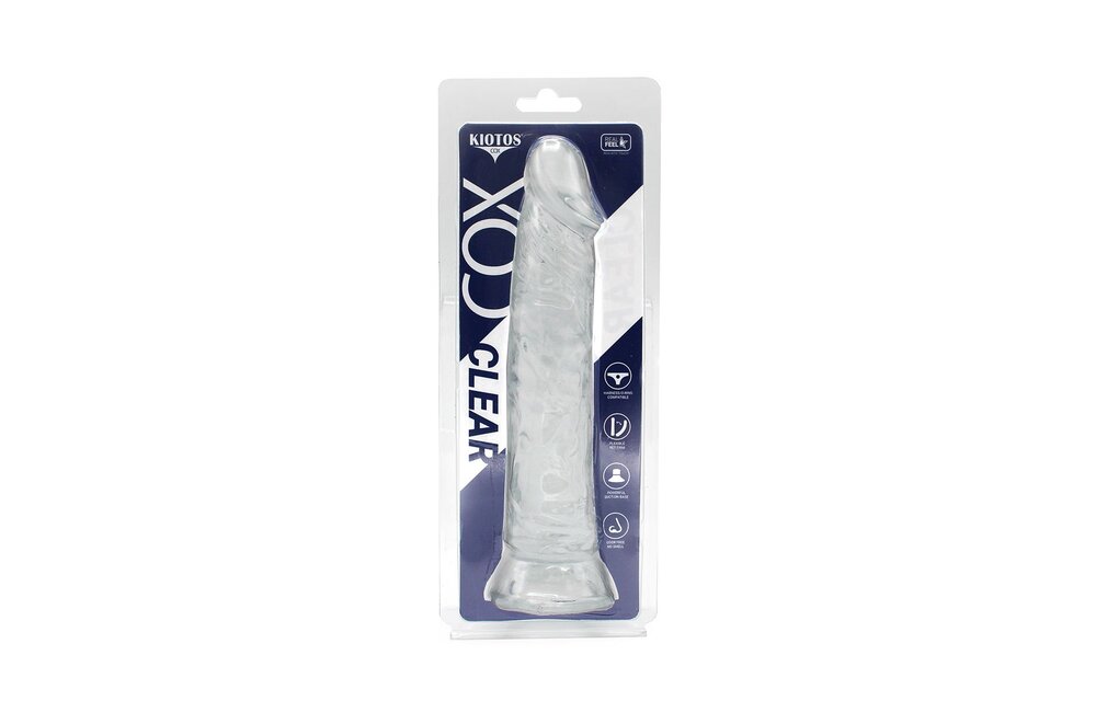 Dildo Transparant Met Zuignap 21.5 x 4 cm