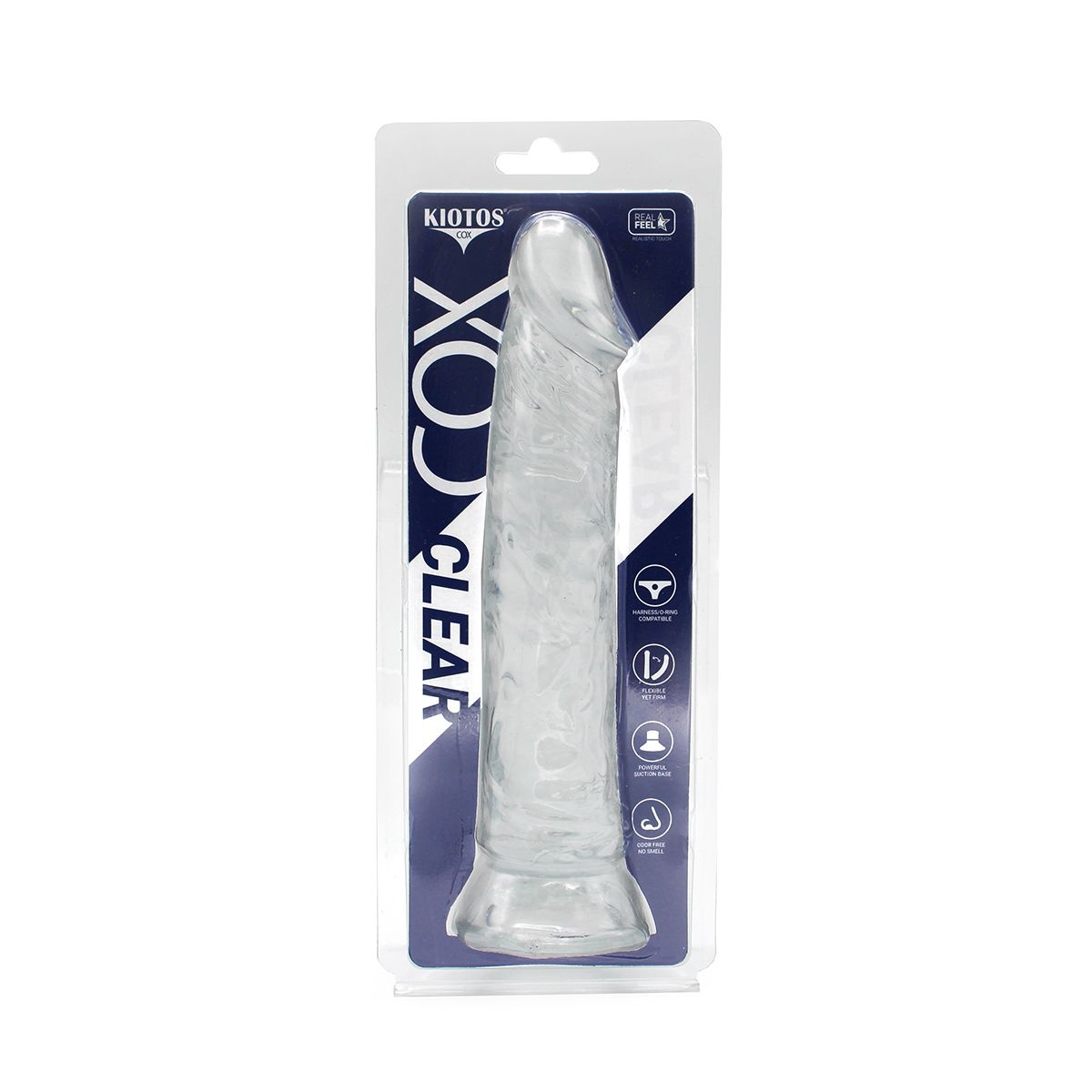 Dildo Transparent With Suction Cup 21.5 x 4 cm