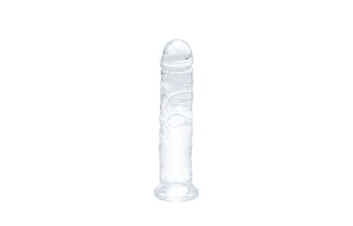 Dildo Transparant 19 cm met Sterke Zuignap | TPE Safe
