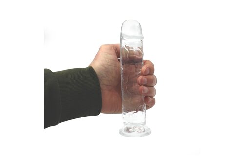 Dildo Transparent With Suction Cup 19 x 4 cm