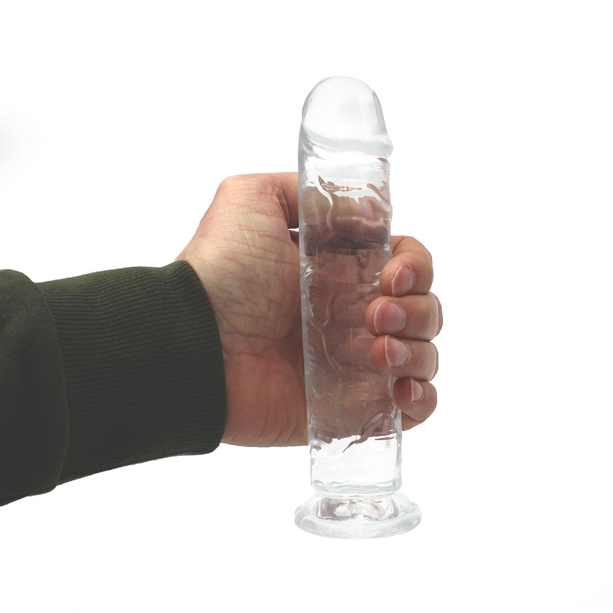Dildo Transparent Mit Saugnapf 19 x 4 cm